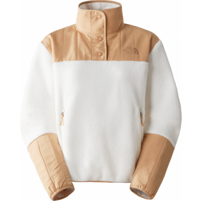 The North Face Women's Cragmont 1/4 Neck Fleece Gardenia White/Almond Butter