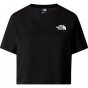The North Face W Cropped Simple Dome Tee TNF Black