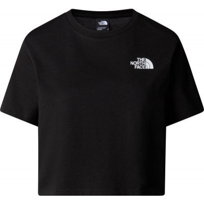 The North Face Women's Cropped Simple Dome T-Shirt TNF Black