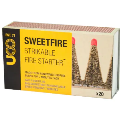 UCO SweetFire Strikeable Fire Starter 20-pack