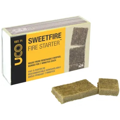 UCO Sweetfire Tinder Tabs 24-pack