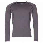 50fifty 2.0 Round Neck Ms, Dusky Green/Charcoal Melange, L, Ullunderställ