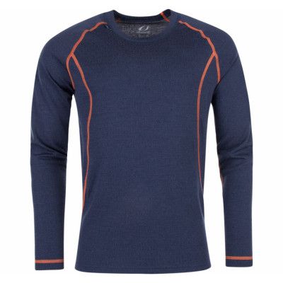 50fifty 2.0 Round Neck Ms, Granite/Charcoal Melange, L,  Ullunderställ