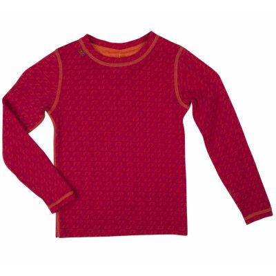 50fifty Round Neck Kids, Persian Red/Red Orange, 7,  Ulvang