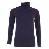 50fifty Turtle Neck W/Zip Ws, New Navy/Persian Red, M,  Ulvang