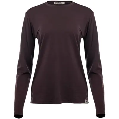 Aclima LightWool 180 Crewneck W's Chocolate Plum