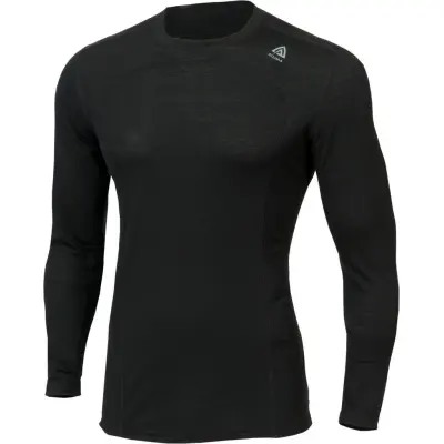 Aclima LightWool Crew Neck Men Jet Black