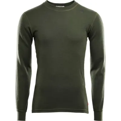 Aclima Men's WarmWool Crew Neck Olive Night