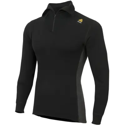 Aclima M's WarmWool Polo Jet Black