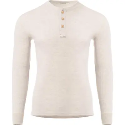 Aclima WarmWool Granddad Man Beige Melange