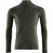 Aclima WarmWool Mock Neck with Zip Man Olive Night