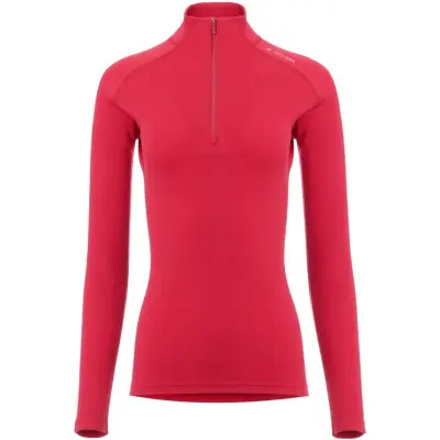 Aclima WarmWool Mockneck Woman Jester Red