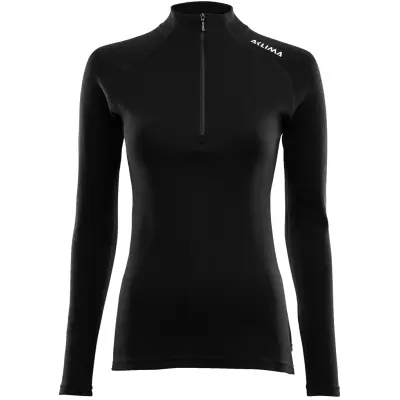 Aclima WarmWool Mockneck Woman Jet Black