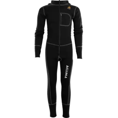 Aclima WarmWool Overall Junior Jet Black