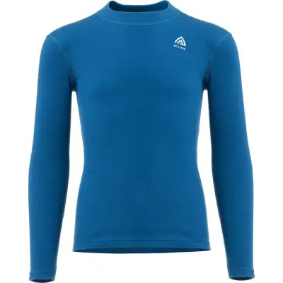 Aclima Warmwool Shirt Crew Neck Children Corsair/Marengo