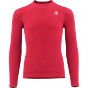 Aclima Warmwool Shirt Crew Neck Children Jester Red/Beige Melange