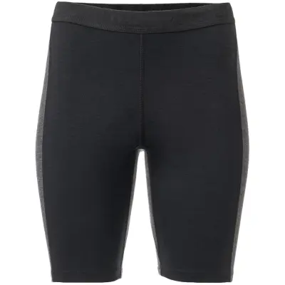 Aclima WarmWool Shorts Long w/WindWool Woman V2 Jet Black/Marengo