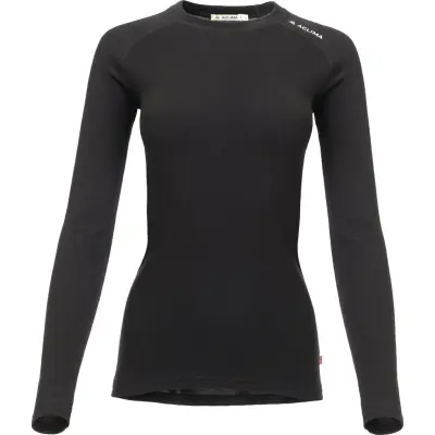 Aclima Women's WarmWool Crewneck Jet Black