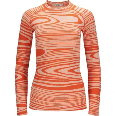 Aclima Women's WarmWool Crewneck Signature Motion