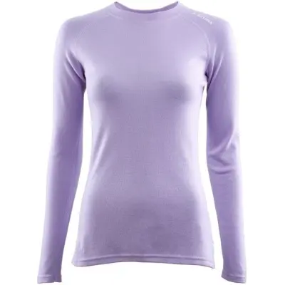 Aclima W's WarmWool Crew Neck Purple Rose