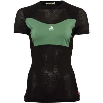 Aclima W's WoolNet Light T-shirt Jet Black/Dark Ivy