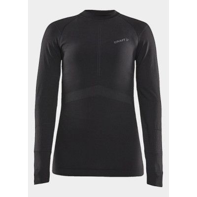 Adv Active Intensity Cn Ls W, Black-Asphalt, M,  Underställströjor