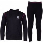 Active Layer 1 Set Jr, Black/Fresh Pink, 160, X-Trail