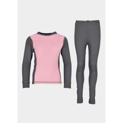 Active Layer 1 Set Jr, Charcoal/Dusty Rose, 120,  Underställsbyxor