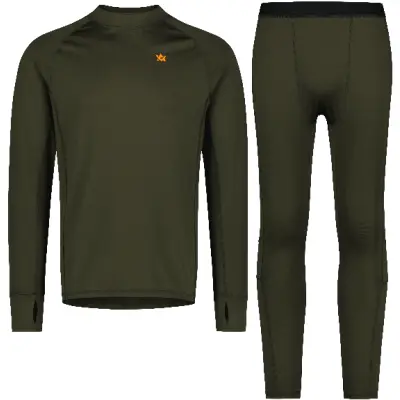 Alaska 1795 M's CoolDry Base Layer Set Night Green