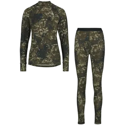 Alaska 1795 W's CoolDry Base Layer Set BlindTech Forest Forest Camo