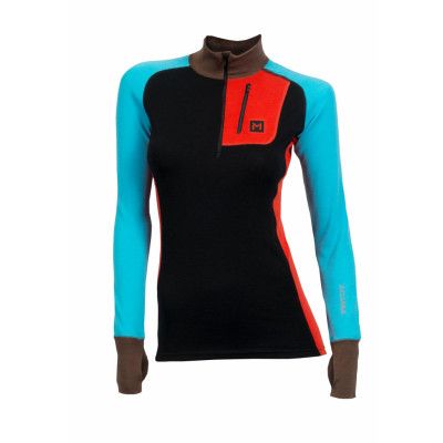 Anárjohka Warmwool Polo zip Dam