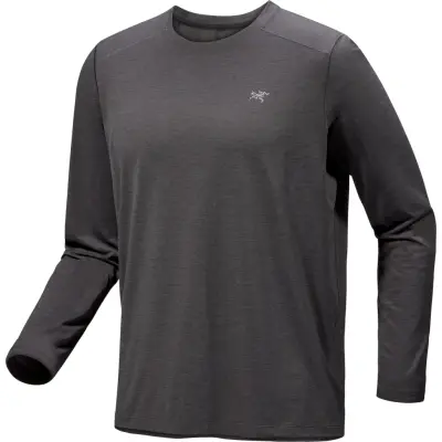 Arc'teryx Men's Cormac Crew Longsleeve Black Heather