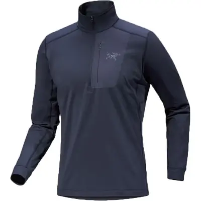 Arc'teryx Men's Rho Lt Hoody  Black Sapphire II