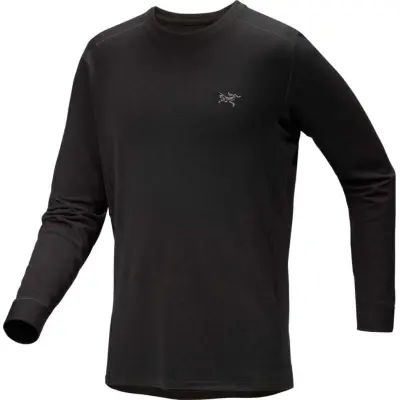 Arc'teryx Men's Rho Merino Wool Crew Neck Black