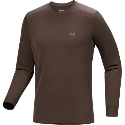 Arc'teryx Men's Rho Merino Wool Crew Neck Carob