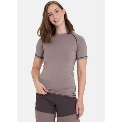 Athene W Wool Ss O-Neck T-Shir, Iron, 36,  Underställ