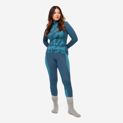 Bambooskin Base Layer Set - Dam - Moonlit Ocean, Storlek:2XL - Underställ