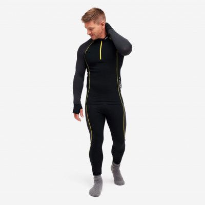 Bambooskin Base Layer Set - Herr - Anthracite, Storlek:XL - Underställ