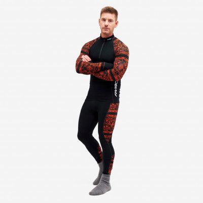 Bambooskin Base Layer Set - Herr - Autumn Aztec, Storlek:XL - Underställ