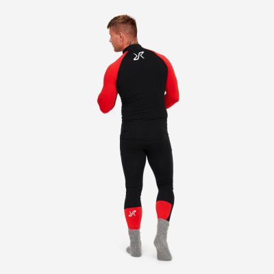 Bambooskin Base Layer Set - Herr - Molten Lava, Storlek:XL - Underställ