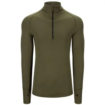 Brynje Arctic Tactical Zip Polo Olive Green