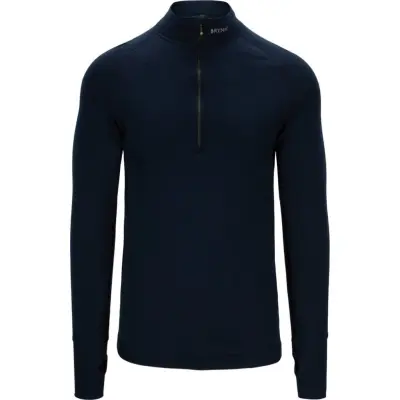 Brynje Arctic Zip-Polo 3/4 Neck W/Inlay Navy