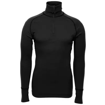 Brynje Arctic Zip Polo w/inlay Black