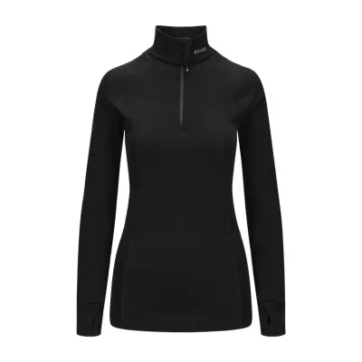 Brynje Lady Arctic Zip Polo Black