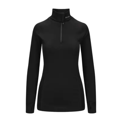 Brynje Lady Arctic Zip Polo Black