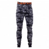 Camo Merino Wool  Pant, Greym, L,  Bula