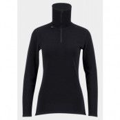Comfort 200 Turtle Neck W/Zip, Black/Black, M, Ullunderställ