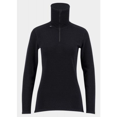 Comfort 200 Turtle Neck W/Zip, Black/Black, Xl,  Ullunderställ