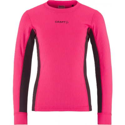 Craft Juniors' Core Dry Baselayer Set Fame/Dark Plum