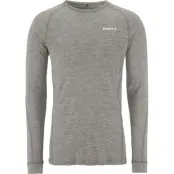 Craft Men's Core Wool Merino Set Dark Grey Melange